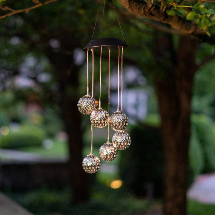 Lisslune | Solar Wind Chime Outdoor Light