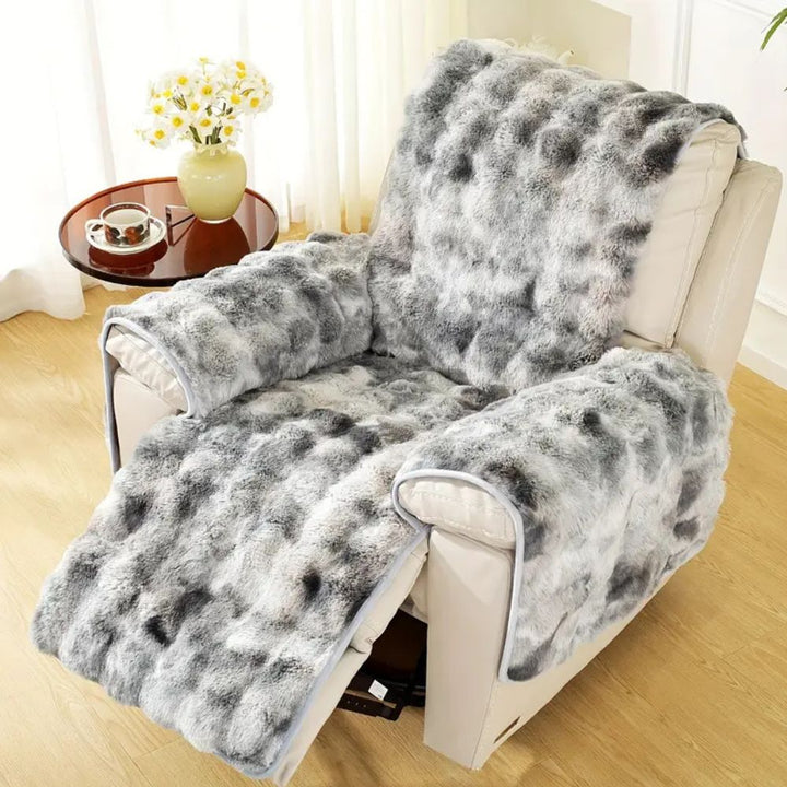 Lisslune | Velvet Plush Recliner Sofa Cover