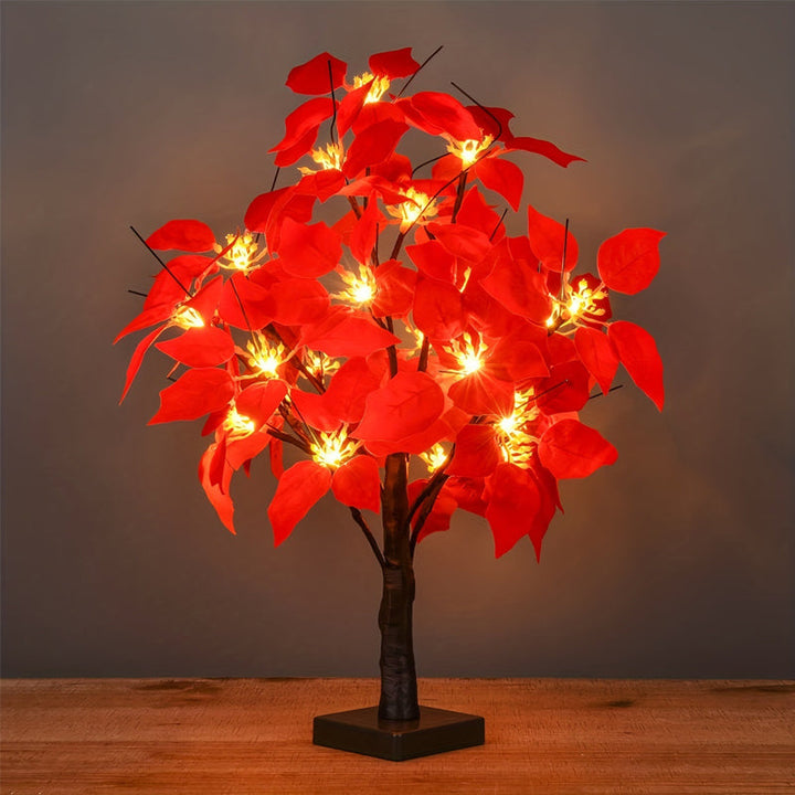 Lisslune | Atmospheric Light Tree with Red Birds – Flexible LED Decoration Tree