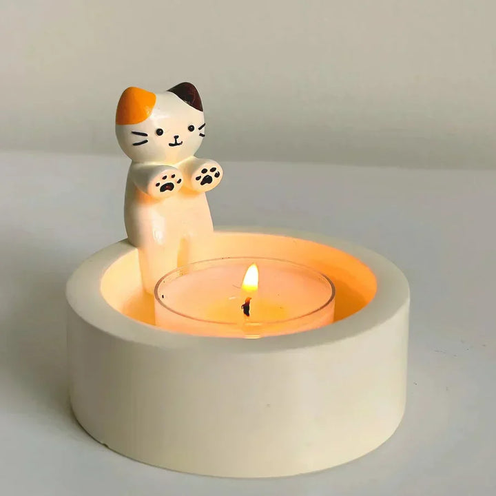 Lisslune | LumoPaws Tealight Holder – Charming Cat Design for Coziness & Atmosphere
