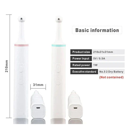 Lisslune | Tooth Plaque Remover | Electric Dental Cleaning Device for Effective Oral Hygiene at Home