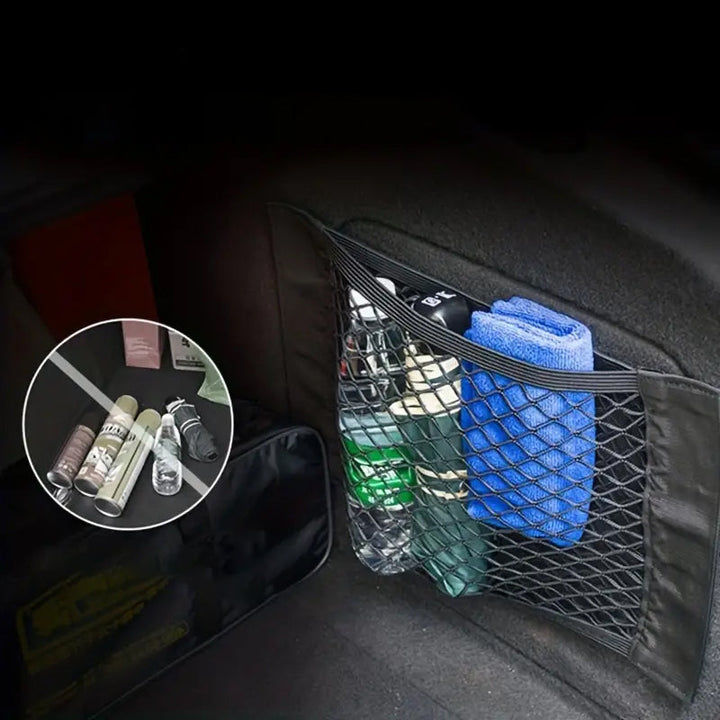 Lisslune | Plastic bag storage net bag (With adhesive tape)
