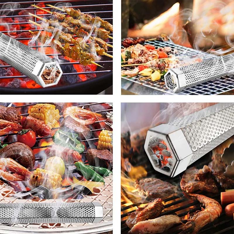 Lisslune | 12' Pellet Smoker Tube for all grills or smoking devices