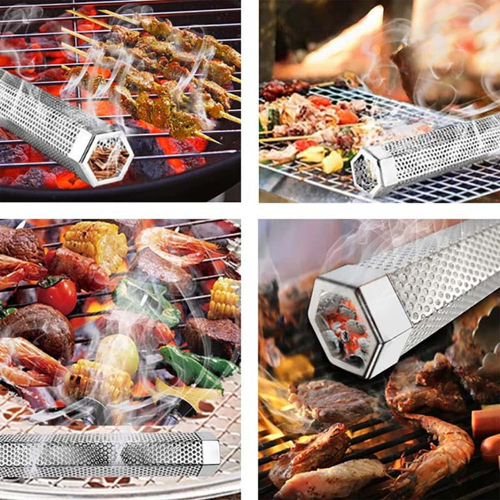Lisslune | 12' Pellet Smoker Tube for all grills or smoking devices