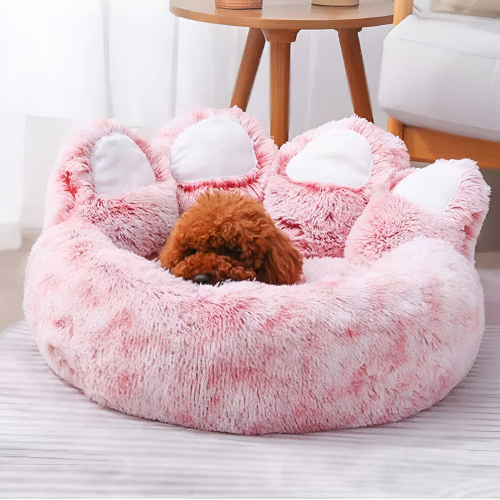 Lisslune | Furry Paw-Shaped Pet Bed