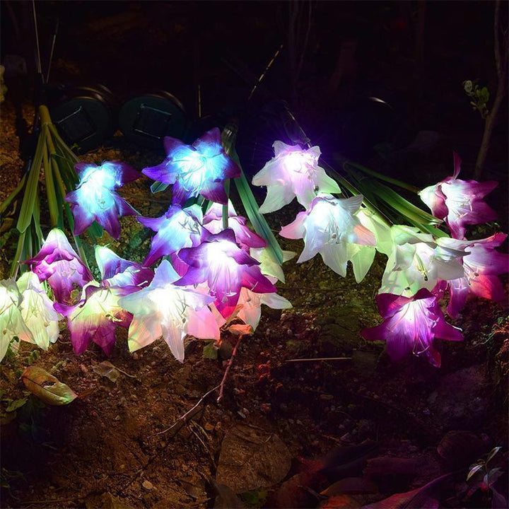 Lisslune | Solar powered LED flower, Solar Garden Stake Lights