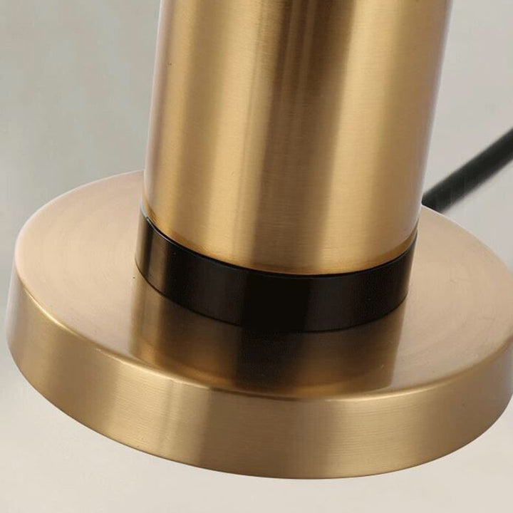 Lisslune | Modern Transitional Cylinder Iron Fabric 1-Light Table Lamp for the Living Room