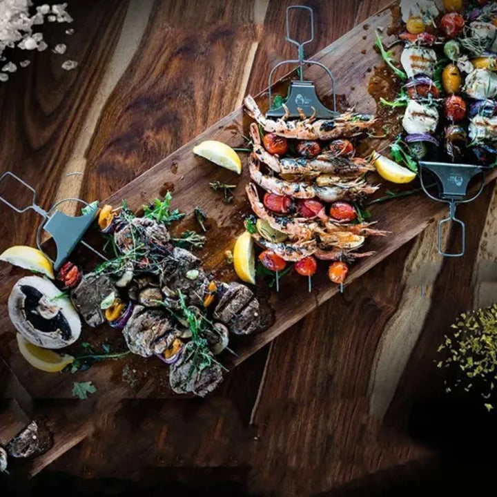 Lisslune | Semi-automatic grill fork made of stainless steel
