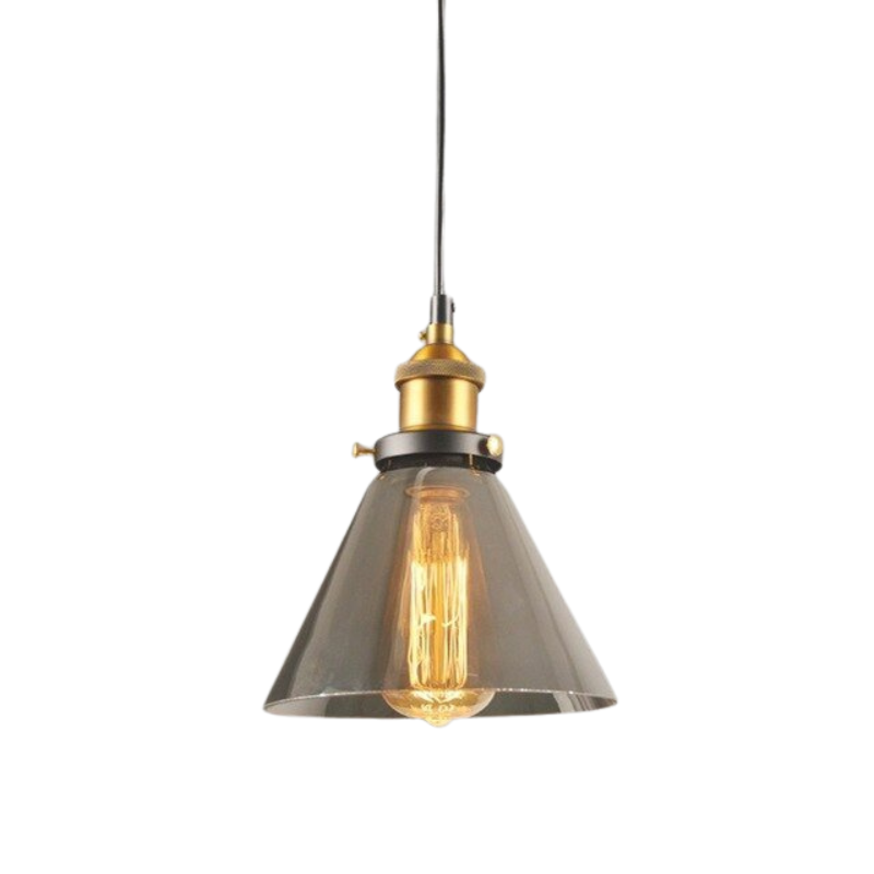 Lisslune | GlassHaven – Elegant Industrial Pendant Lamp