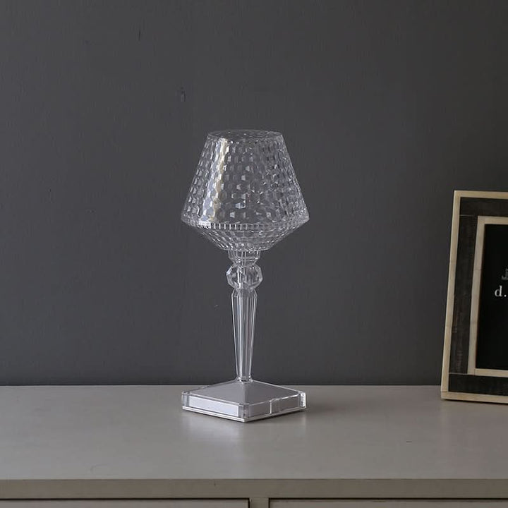 Lisslune | Rechargeable Crystal Lampshade Touch LED Lamp