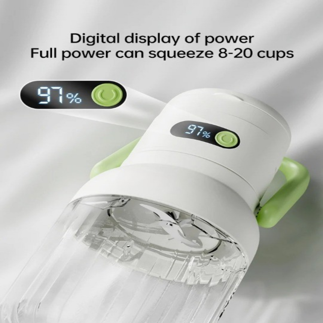 Lisslune | 12-Blade Wireless Compact Travel Smoothie Blender