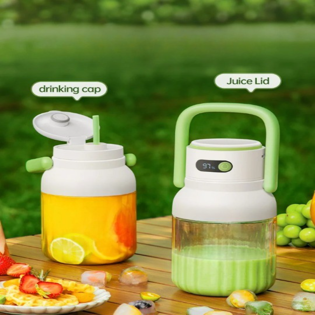 Lisslune | 12-Blade Wireless Compact Travel Smoothie Blender