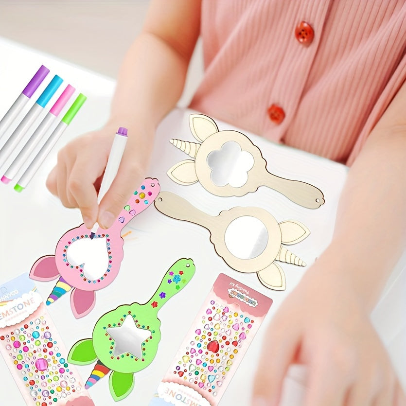 Lisslune | WhimsyReflections - DIY Unicorn Mirror with Hand-Painted Design