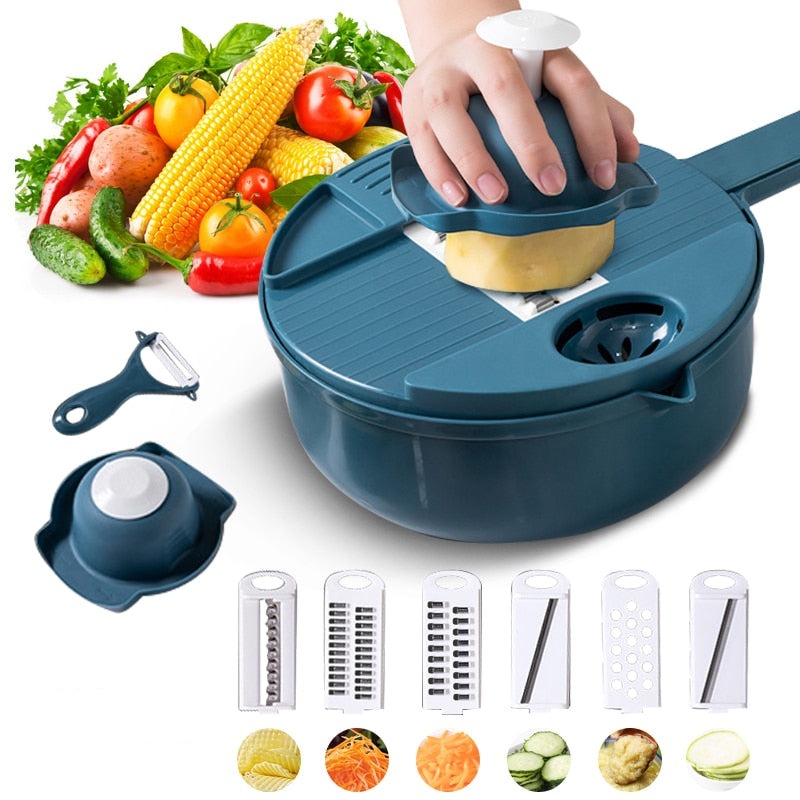 Lisslune | 12-in-1 Multifunctional Slicer Set - ChefEase