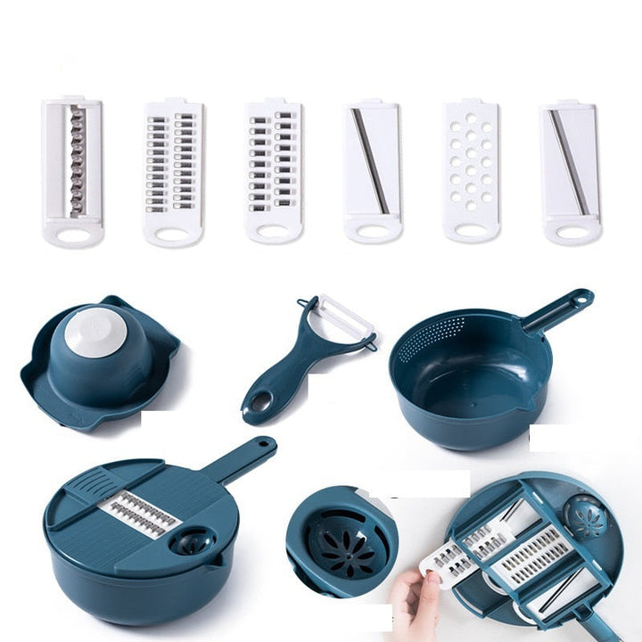 Lisslune | 12-in-1 Multifunctional Slicer Set - ChefEase