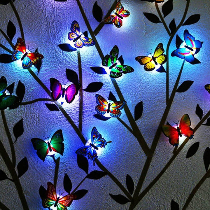 Lisslune | 12-Pack: LED Butterfly Decoration Night Light