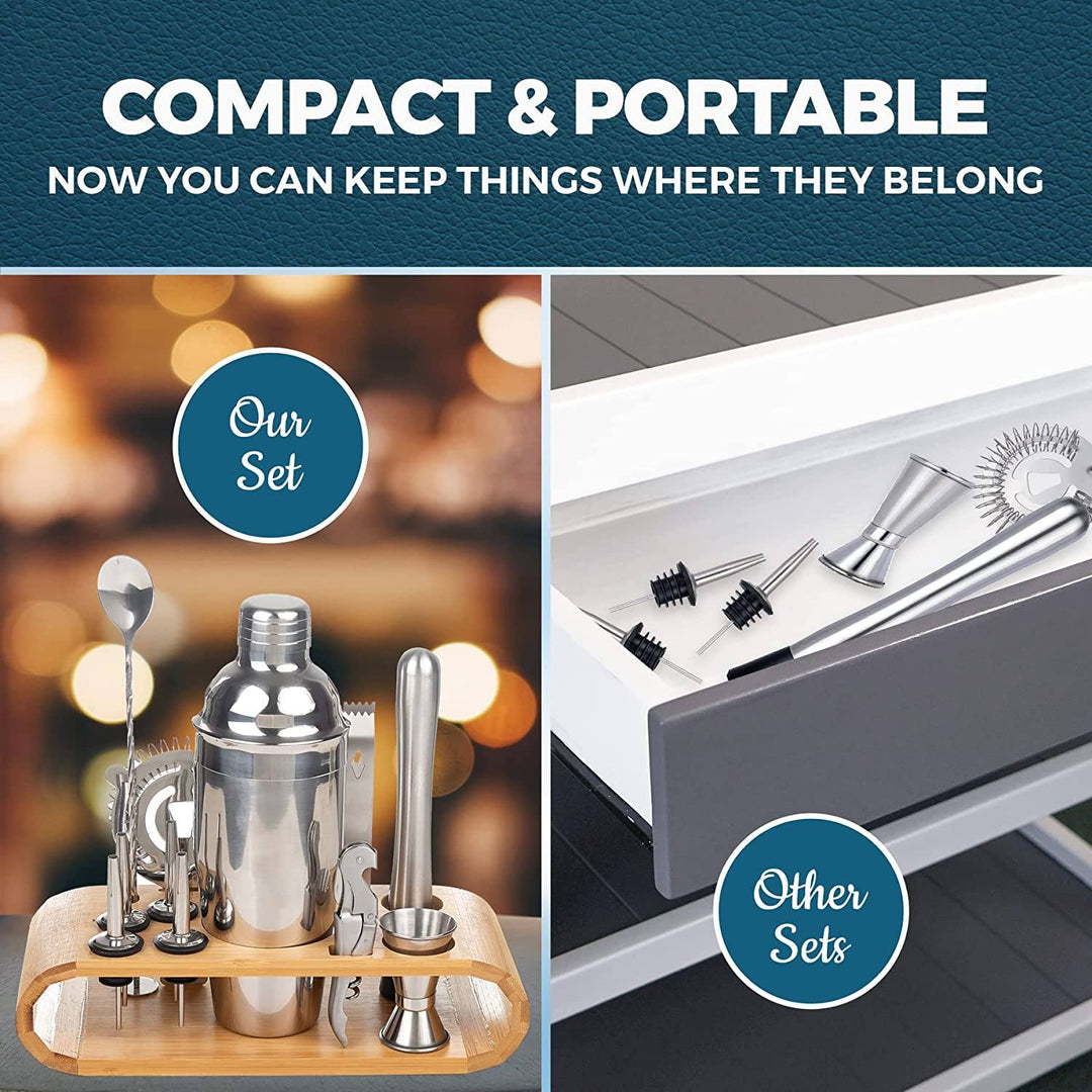 Lisslune | 12-Piece: Cocktail Shaker Set