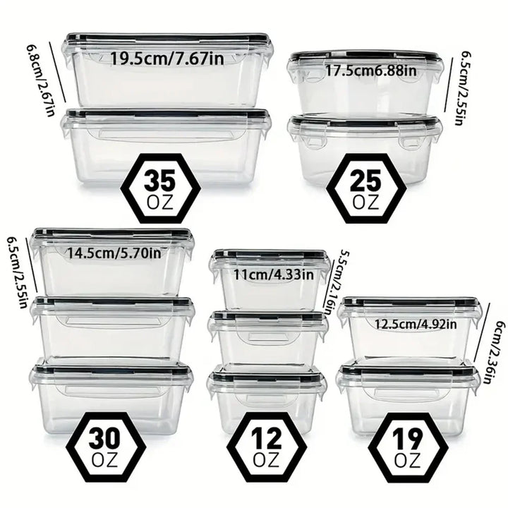Lisslune | 12-Piece Food Container Set - FoodSaver