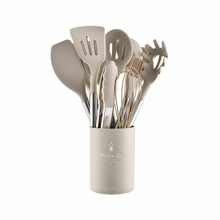 Lisslune | 12-Piece Silicone Kitchen Utensil Set – Culinara Pro