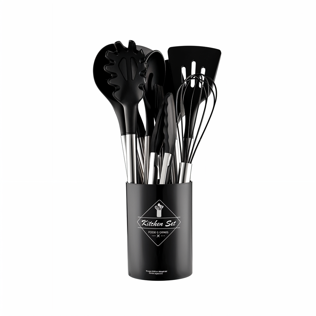Lisslune | 12-Piece Silicone Kitchen Utensil Set – Culinara Pro