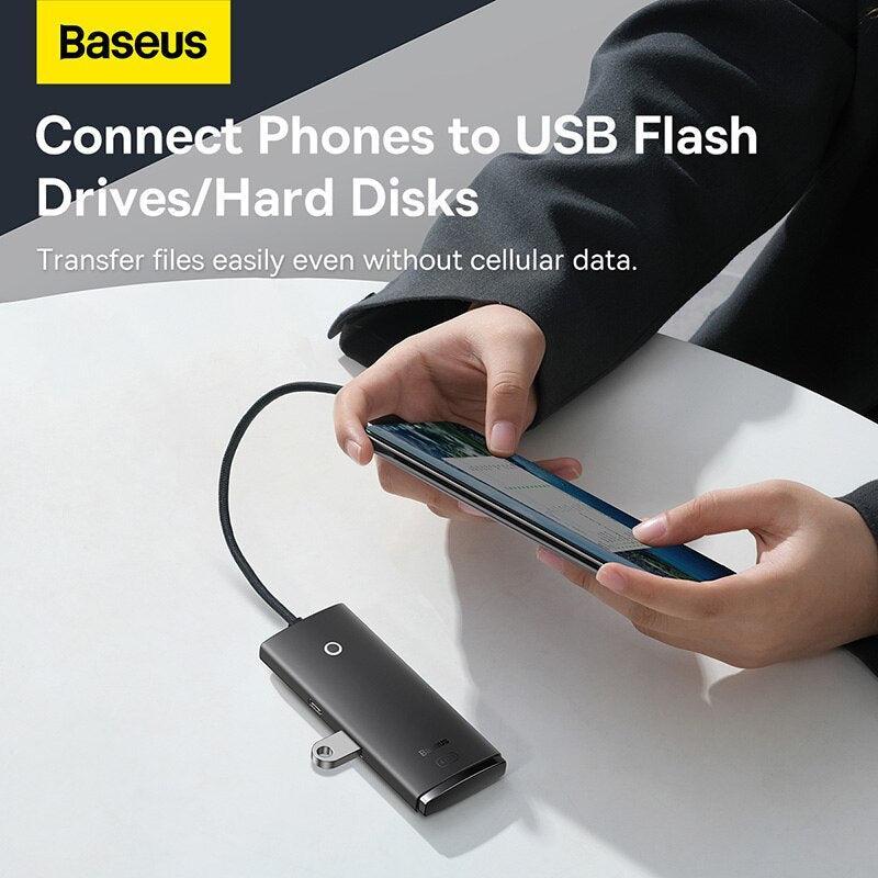 Lisslune | Versatile 12-in-1 USB hub with adjustable cable lengths and stylish color options