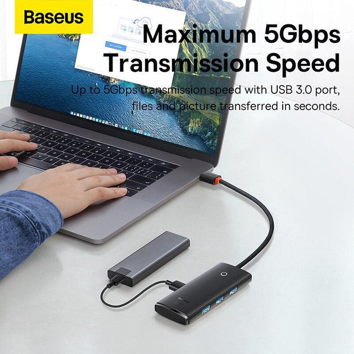Lisslune | Versatile 12-in-1 USB hub with adjustable cable lengths and stylish color options
