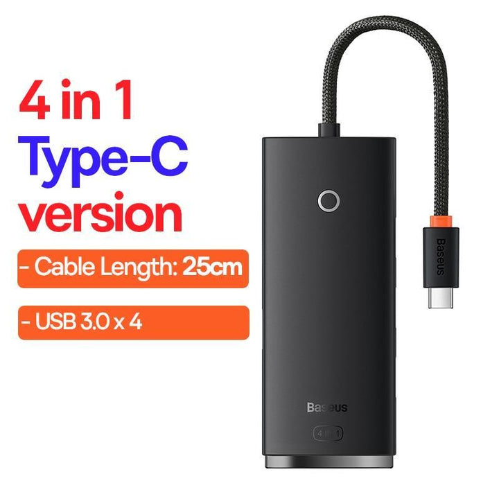 Lisslune | Versatile 12-in-1 USB hub with adjustable cable lengths and stylish color options