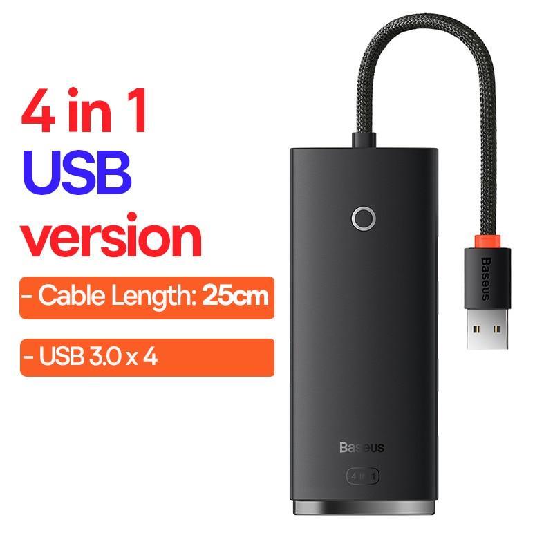 Lisslune | Versatile 12-in-1 USB hub with adjustable cable length and stylish color options
