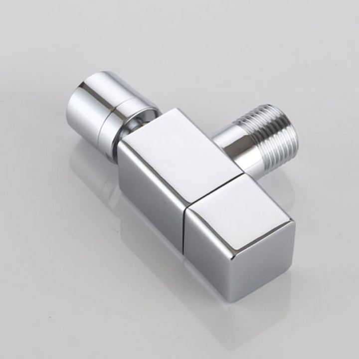 Lisslune | Contemporary Wall Mounted Bathroom Faucet Knob Handle Solid Brass Round Faucet