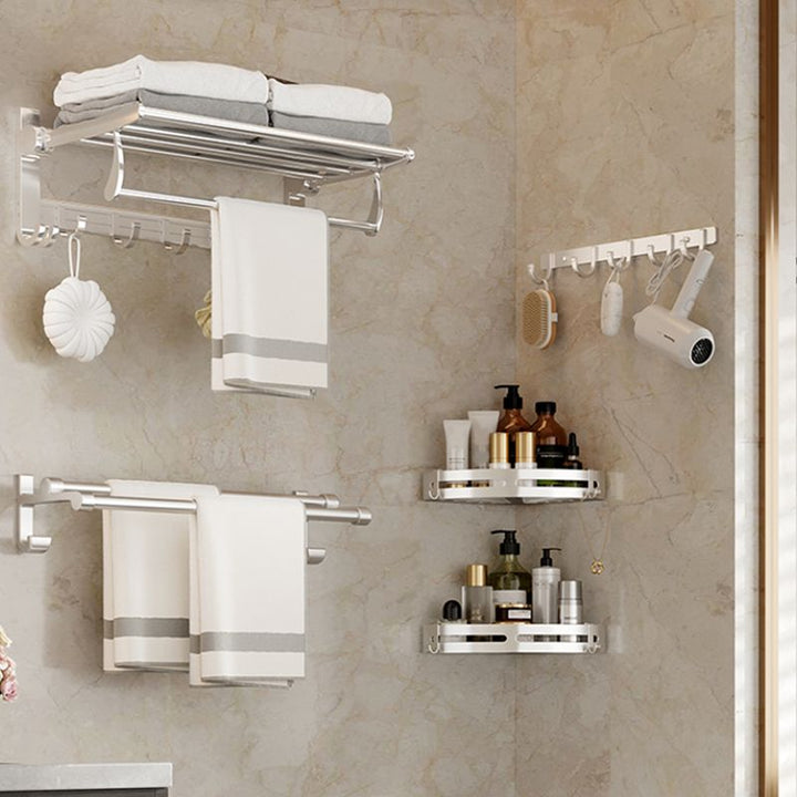 Lisslune | Traditional Bath Shelf Stainless Steel Paper Holder Bathroom Accessories Hardware Set