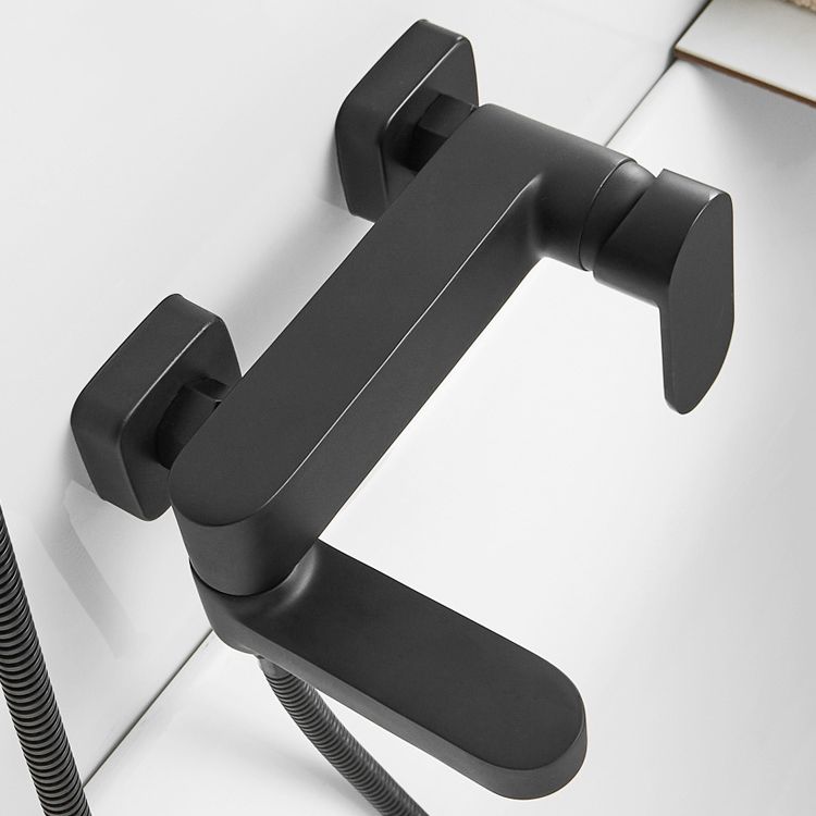 Lisslune | Modern Wall-Mounted Bathtub Faucet Trim Metal Single-Lever Bathtub Faucet Trim