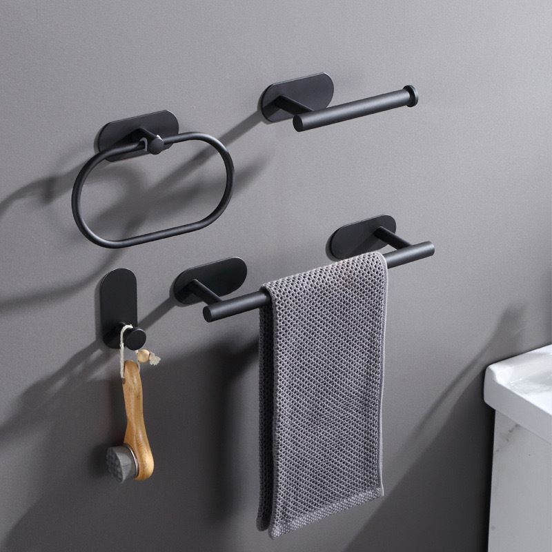 Lisslune | Metal Bathroom Set 4-piece Modern Style Bathroom Fixture Set