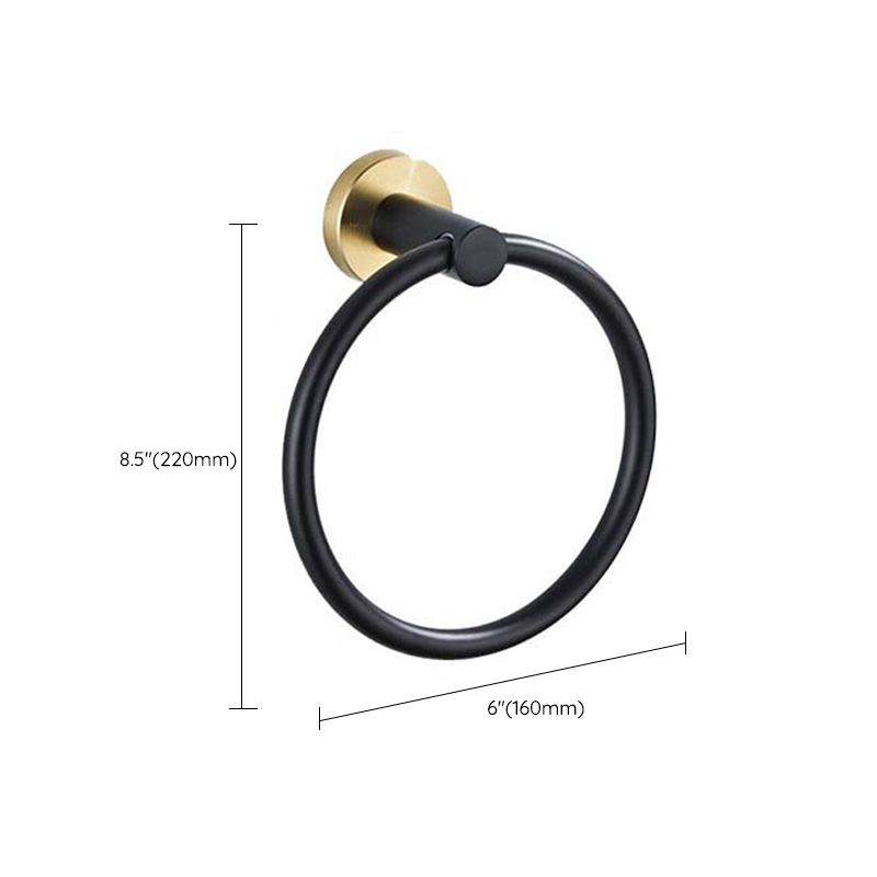 Lisslune | Traditional Bathroom Hardware Accessory Set Towel Ring/Bathrobe Hook/Towel Bar