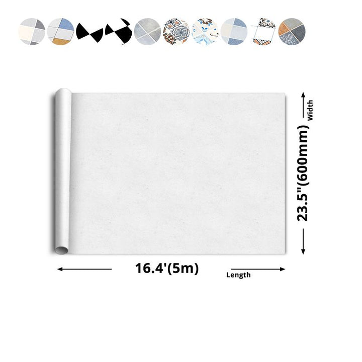 Lisslune | Modern Vinyl Floor Planks Grid Pattern Peel and Stick Vinyl Plank Flooring