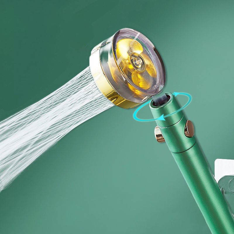 Lisslune | Modern Shower Head for the Bathroom 2-Jet Massage Rain Shower Round Wall-Mounted Shower Head