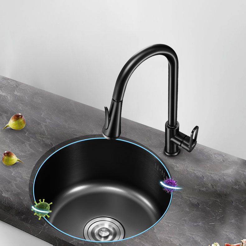 Lisslune | Contemporary Style Kitchen Sink Stainless Steel Kitchen Sink with Single Bowl