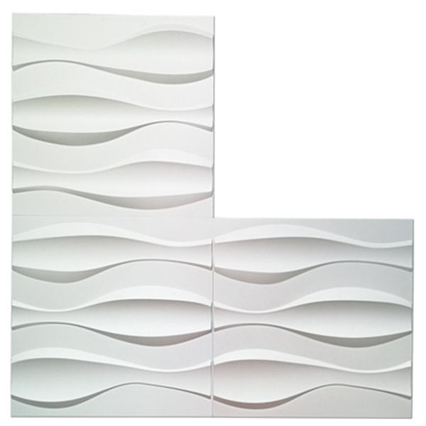 Lisslune | Modern Wall Cladding 3D Print Waterproof Peel and Stick Wall Panel