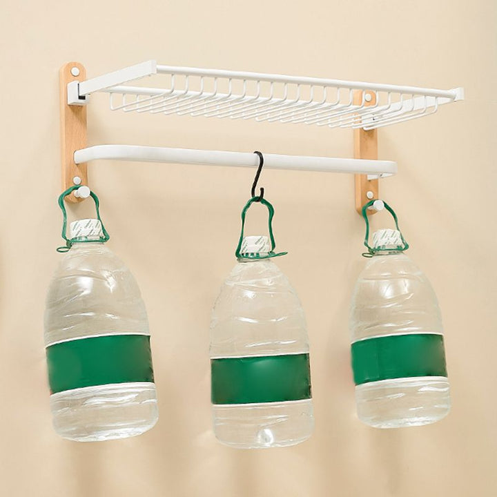 Lisslune | Aluminium and Wood Bath Accessories Set White Bathroom Accessories Kit