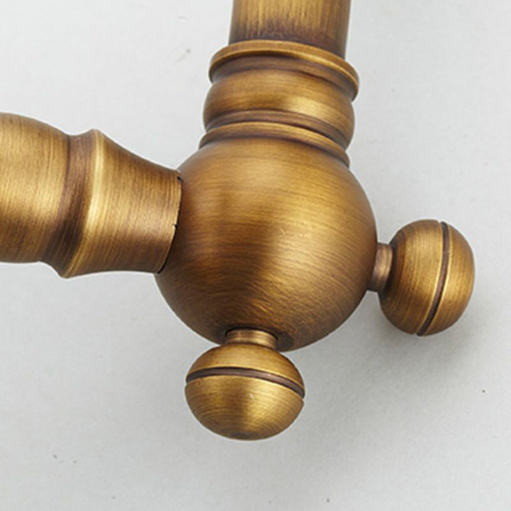 Lisslune | Wall-mounted Fixture Glam Style Bathroom Fixture with 2 Handles