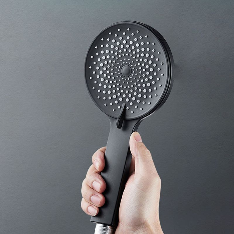 Lisslune | Contemporary round shower head in solid color handheld shower head for the bathroom