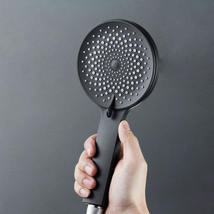 Lisslune | Contemporary round shower head in solid color handheld shower head for the bathroom