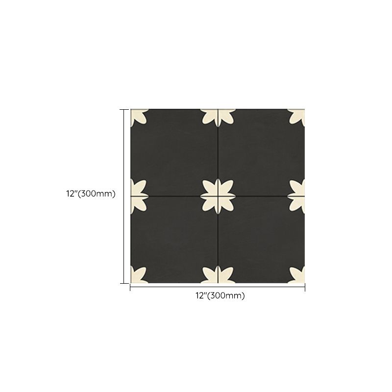 Lisslune | PVC Peel and Stick Splash Protection Square Single Panel Wallpaper with Water Resistant