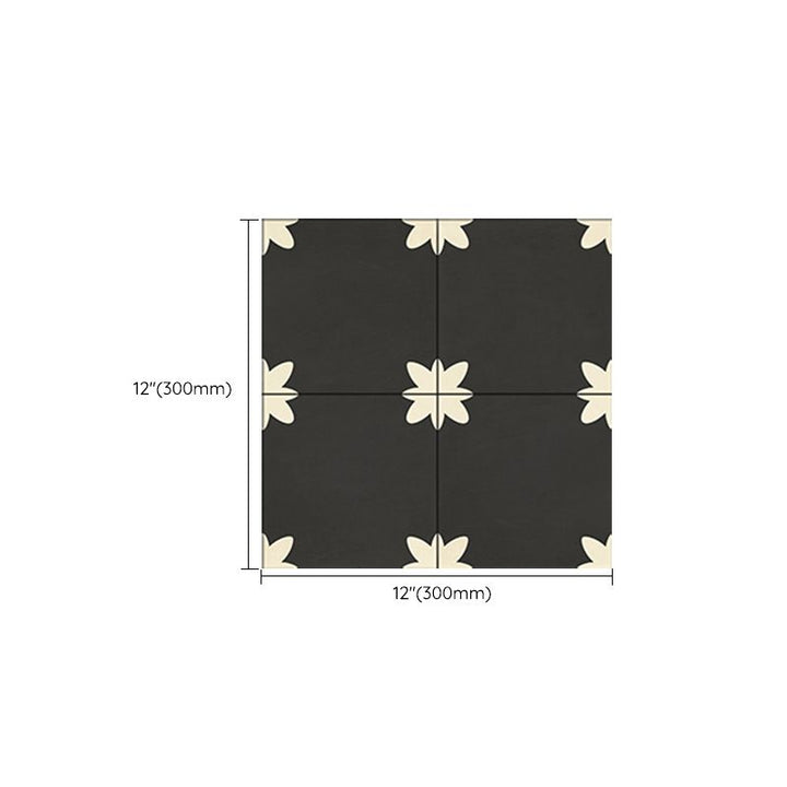 Lisslune | PVC Peel and Stick Splash Protection Square Single Panel Wallpaper with Water Resistant
