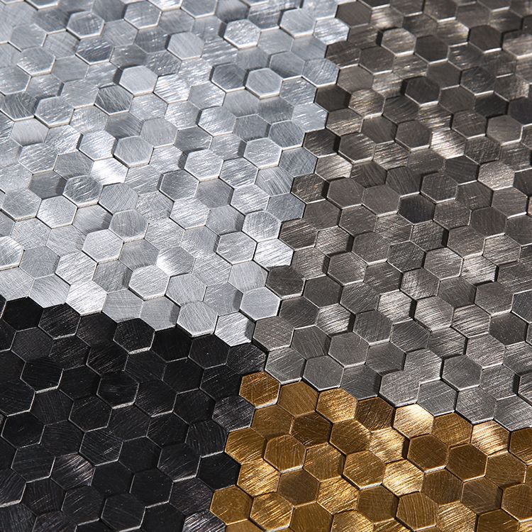 Lisslune | Mosaic Tiles - Waterproof Peel and Stick Wall Tile with Hexagonal Shape