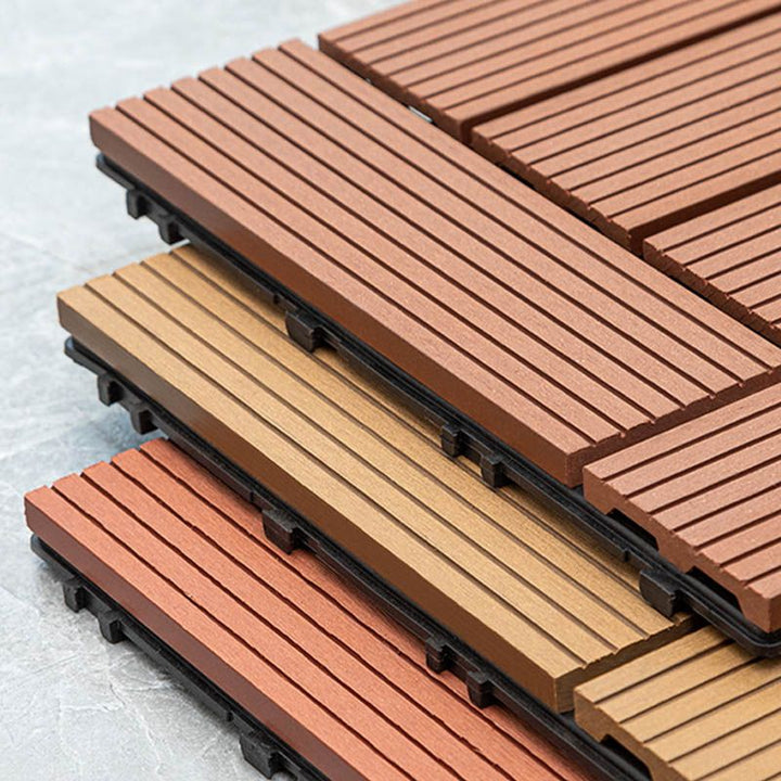 Lisslune | Classic wooden tiles for garden patio flooring to lay