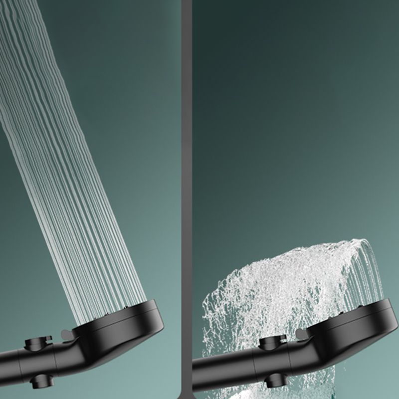 Lisslune | Bathroom Showerhead 5-Spray Round Handheld Shower Holder Wall Mount Showerhead