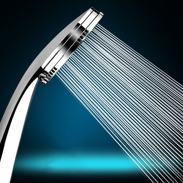 Lisslune | Contemporary Silver Round Shower Head Water Efficient Standard Spray Head