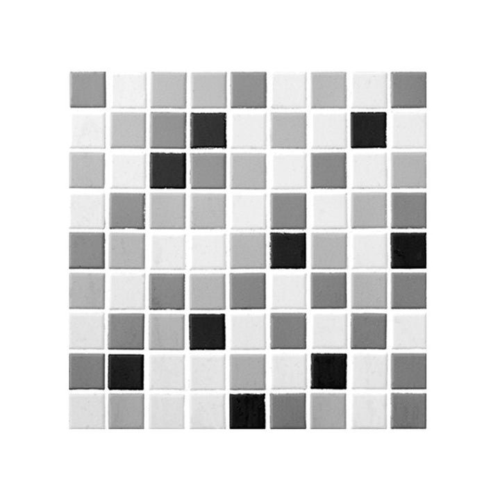 Lisslune | Tile Stripping & Gluing Square Mosaic PVC Stain Resistant Stripping and Gluing Plates for Shower 5 Pack