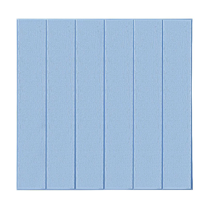 Lisslune | Solid color 3D embossed wall panel waterproof foam interior wall tile