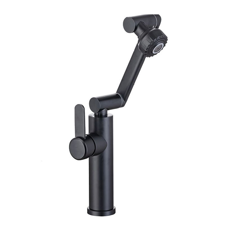Lisslune | Swivel spout bathroom faucet single hole sink faucet with lever handle